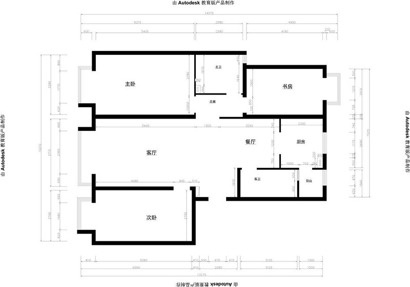 總政小區(qū)新中式風格戶型圖裝修效果圖