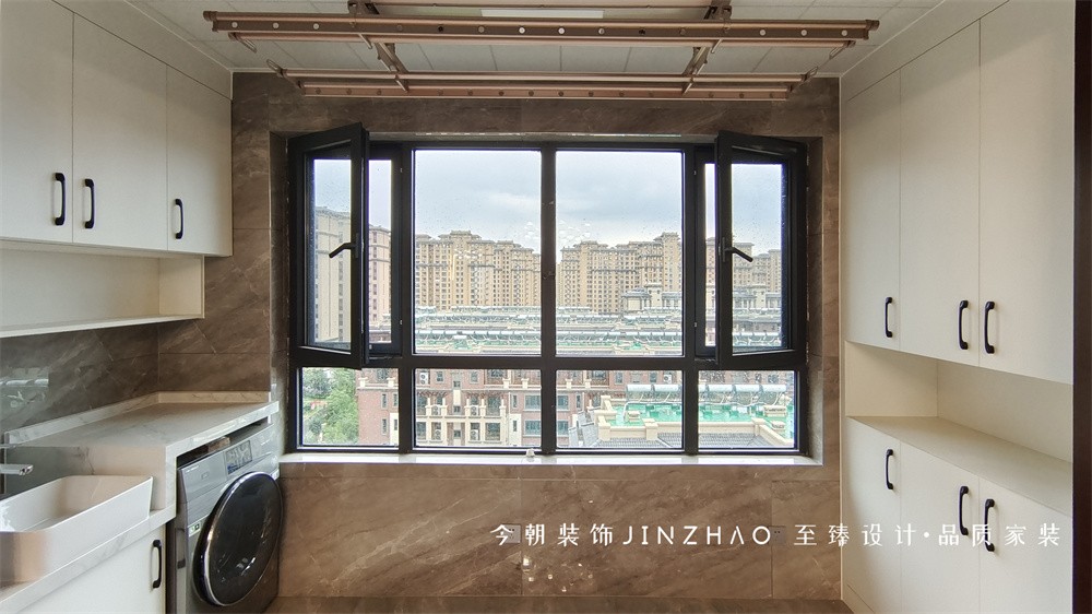 匯君城117㎡輕奢風(fēng)格陽臺裝修效果圖